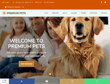 Tablet Screenshot of premiumpets.in